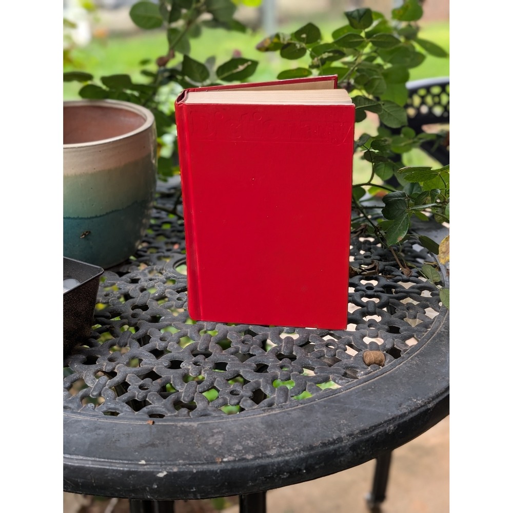The Random House College Dictionary Red Hardcover Reference Book Vintage Style